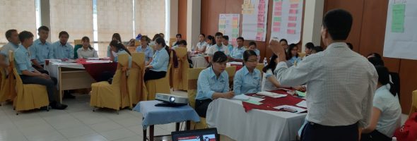 Tập huấn về Giáo dục tài chính tại Quỹ Vì phụ nữ nghèo Trà Vinh